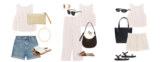 clothing flat lay