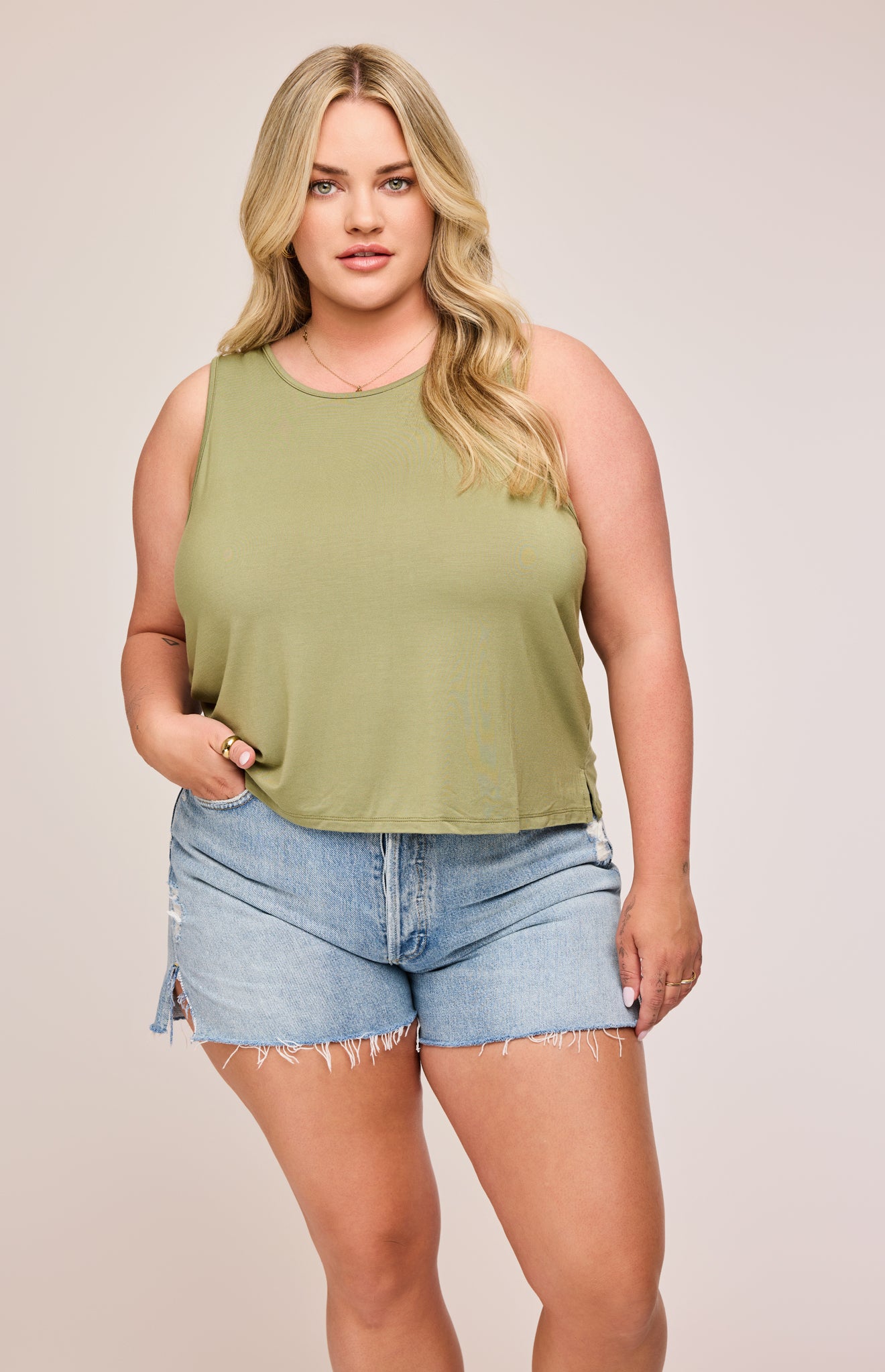 Diana Tank|color:Matcha
