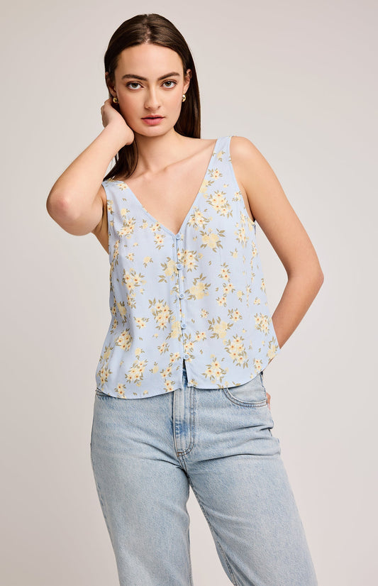 Celeste Tank|color:Sky Floral
