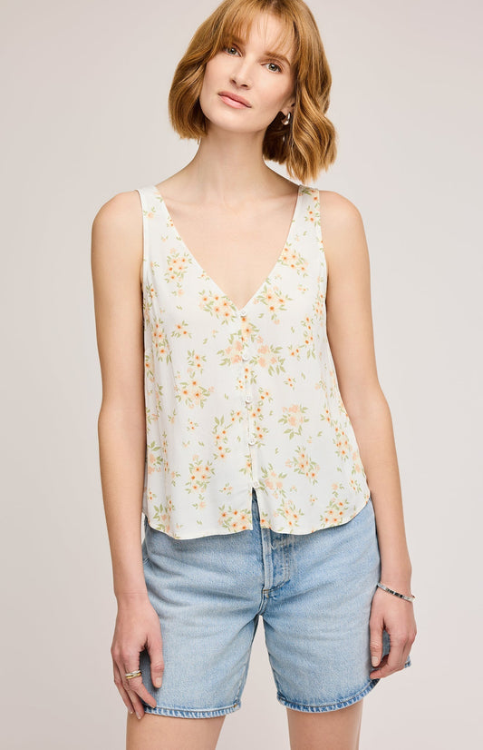 Celeste Tank|White Floral