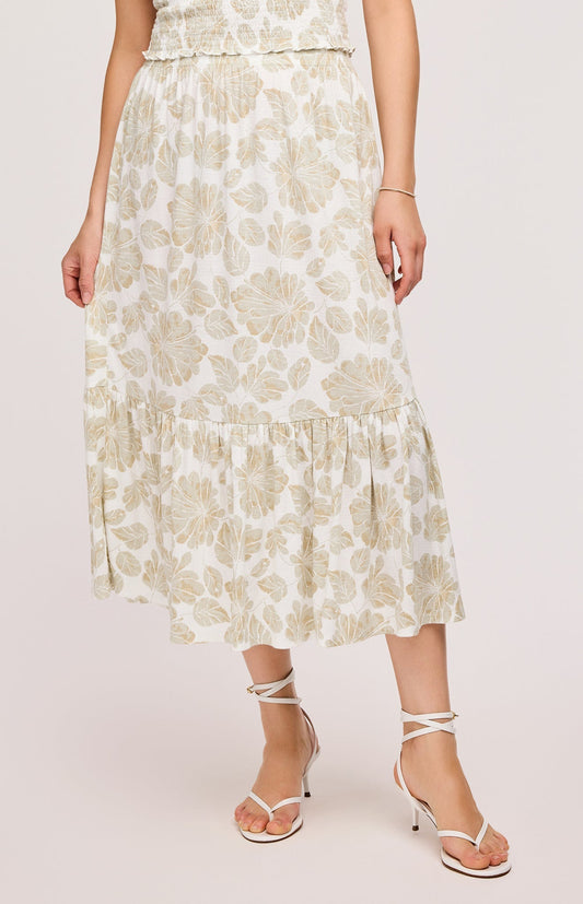 Elaine Skirt|color:Matcha Bloom