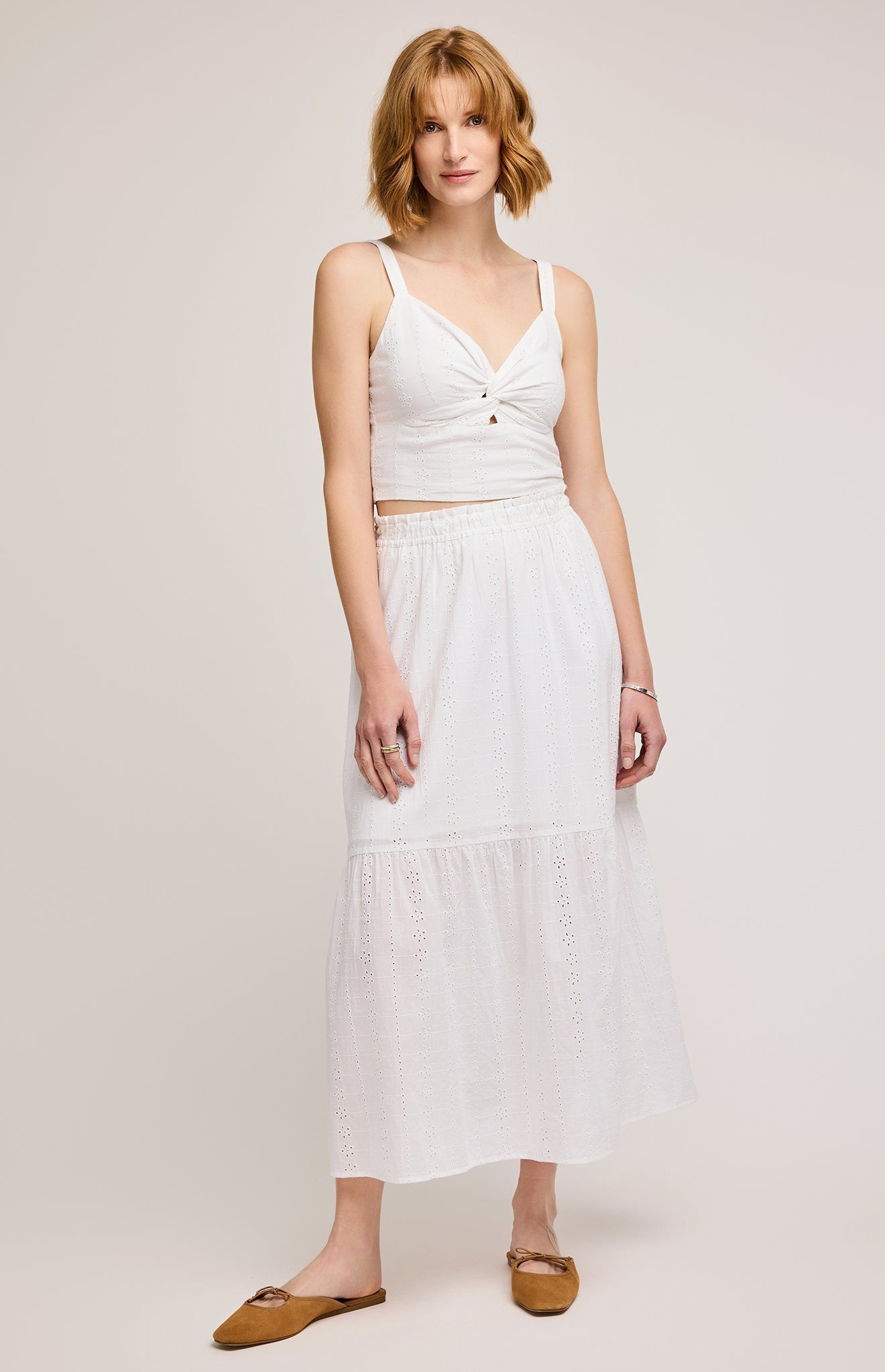 Veronica Eyelet Tank