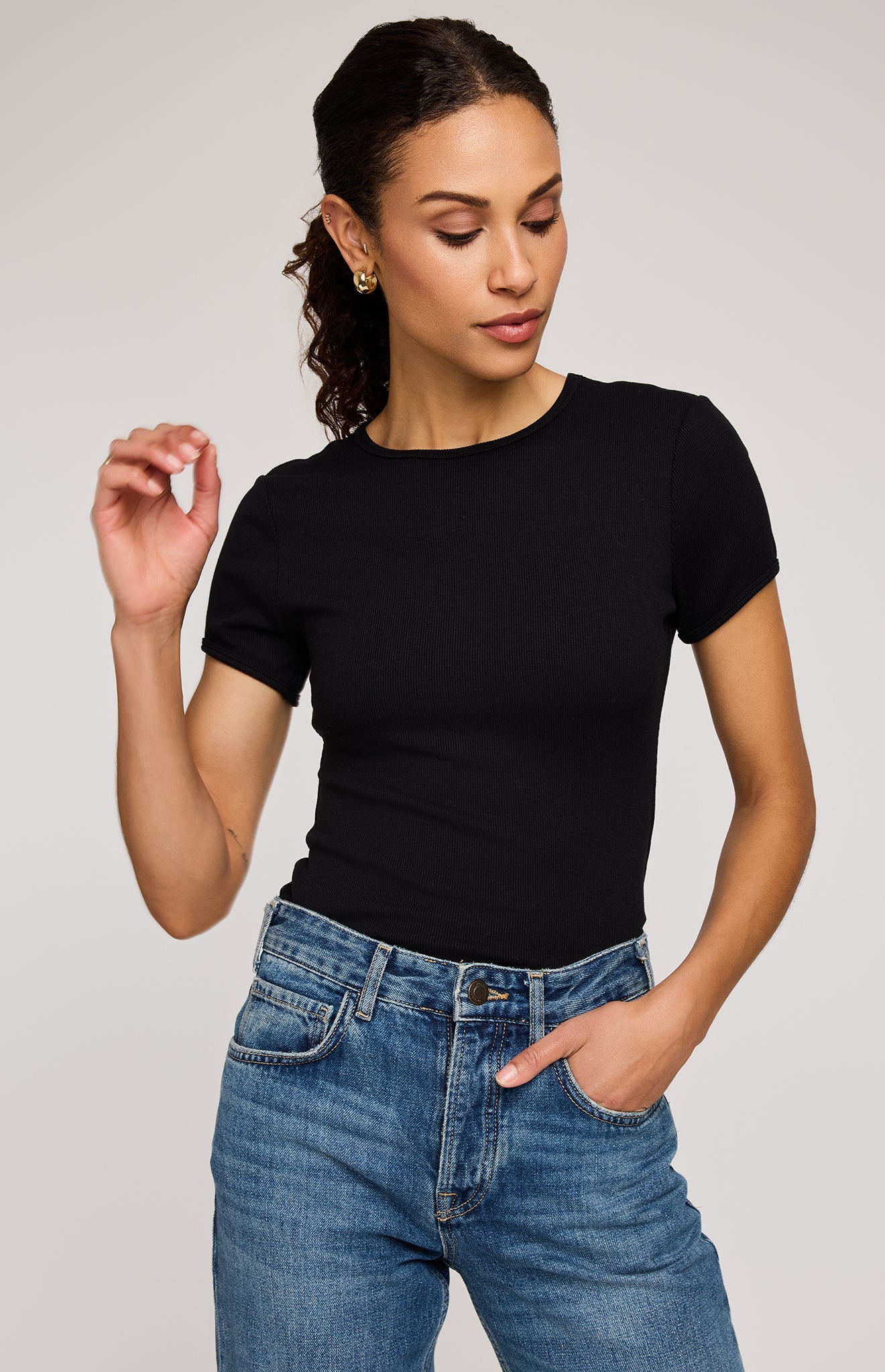 Shania Ribbed T-Shirt
