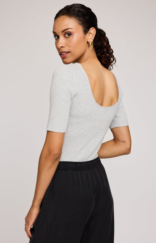 Rooney Knit Top|color:Heather Ash