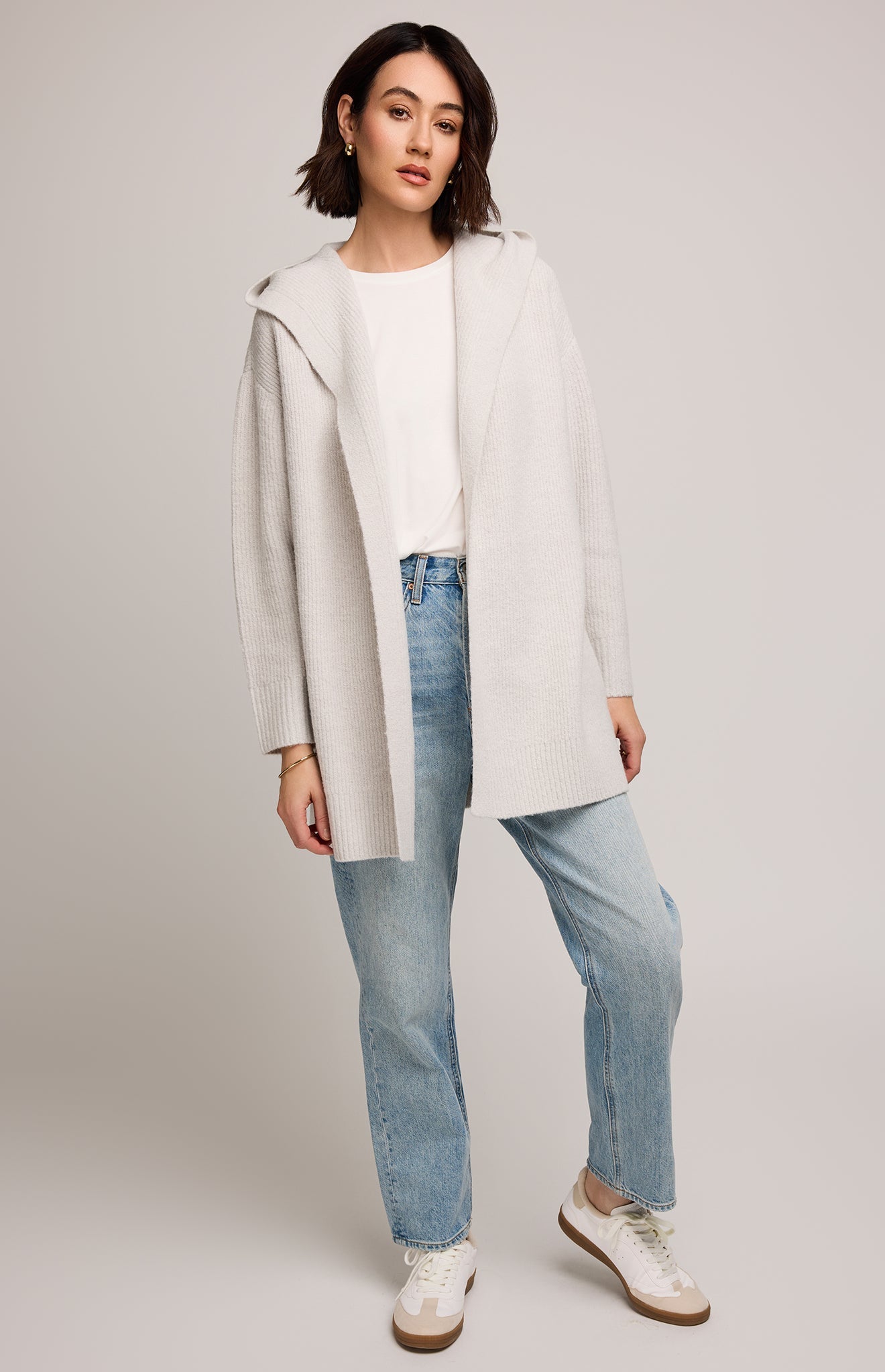 Ilana Cardigan|color: Heather Birch