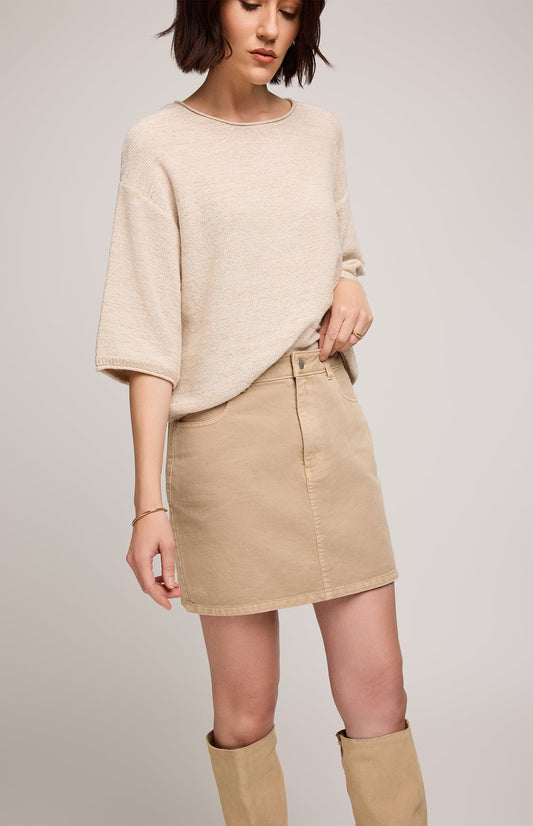 Thea Skirt|color:Tan