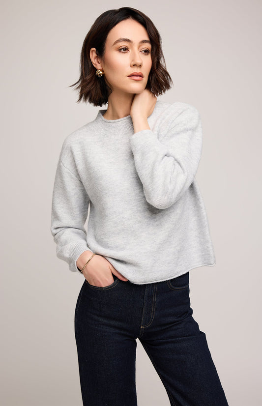 Wanda Pullover Sweater|color:Heather Ash