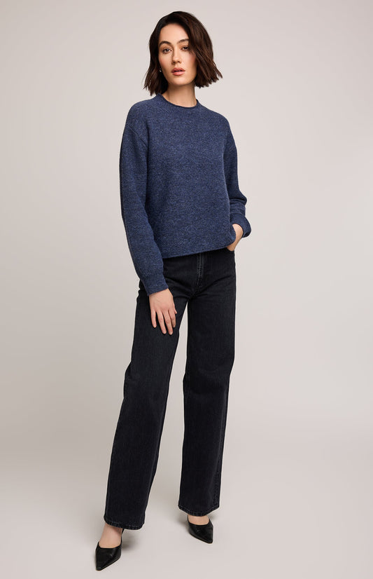 Wanda Pullover Sweater|color:Heather Blue