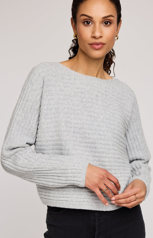 Niko Pullover Sweater|color:Heather Ash