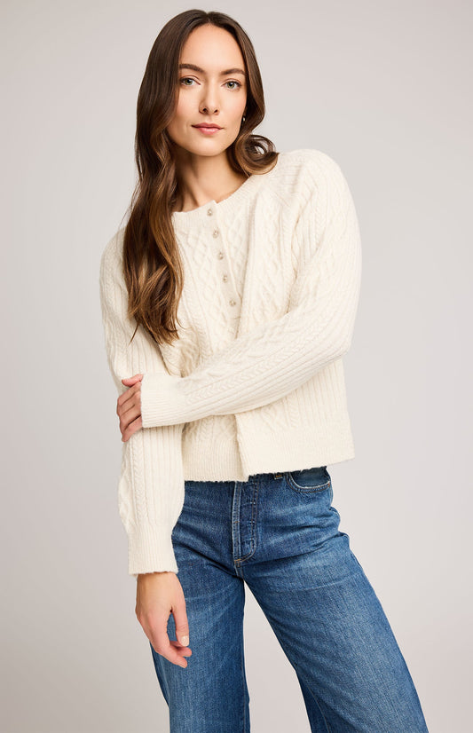 Aspen Pullover Sweater|color:Cream