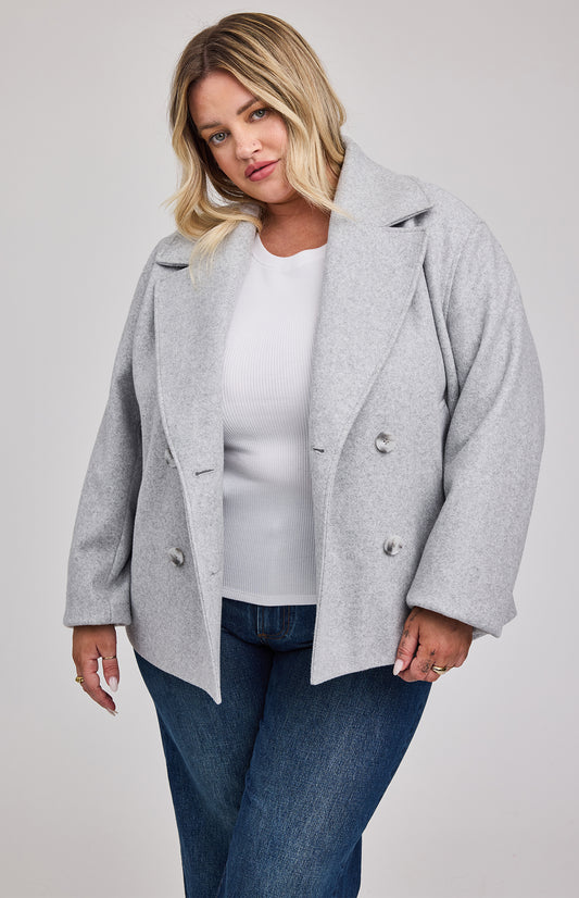 Marguerite Jacket|color:Heather Grey