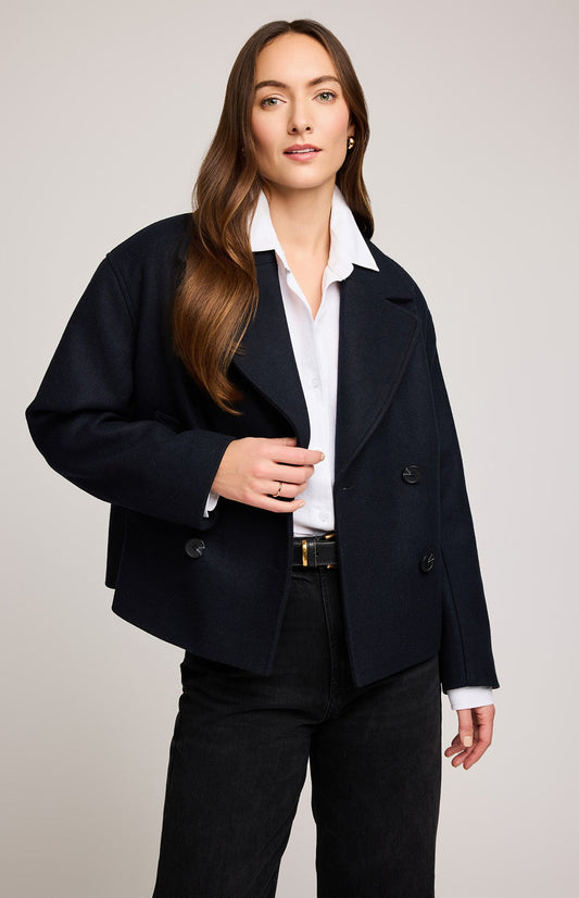 Marguerite Jacket|color:Navy