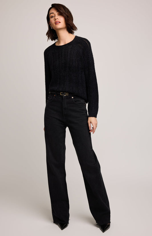 Cornelia Crewneck Sweater|color:Black
