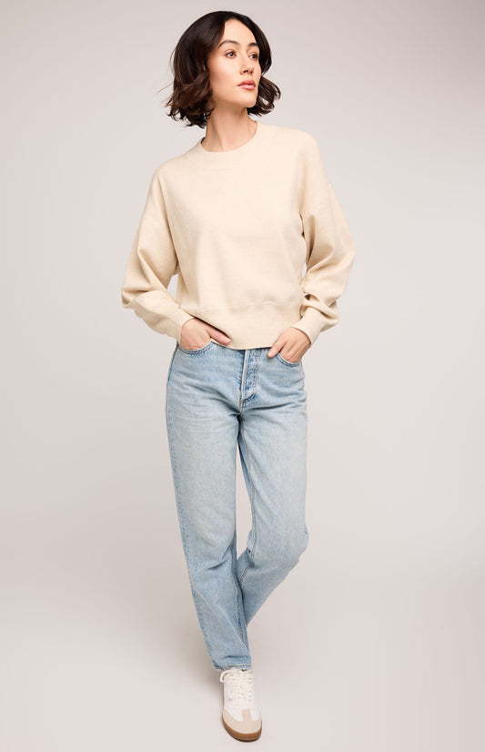 Alfie Crewneck Sweater|color:Heather Oat
