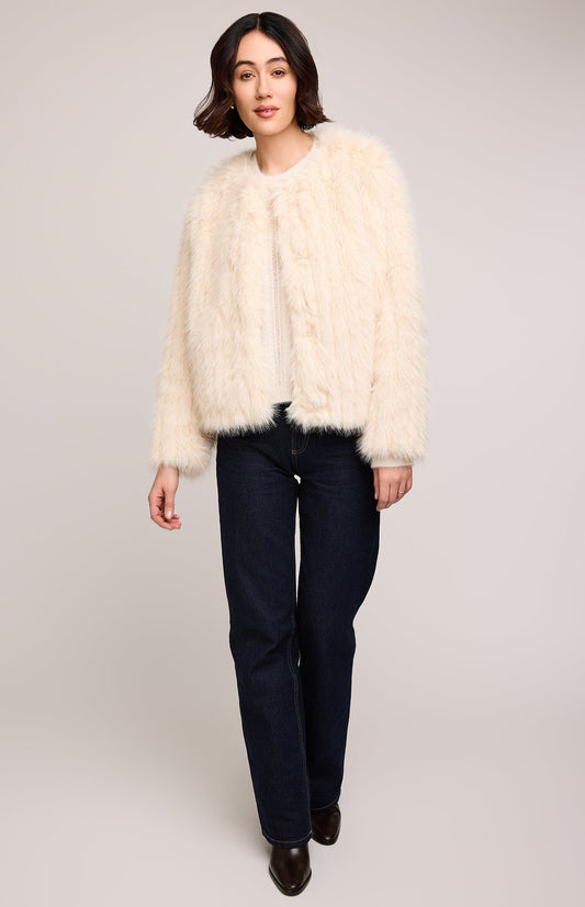 Uma Faux Fur Jacket|color:Bone