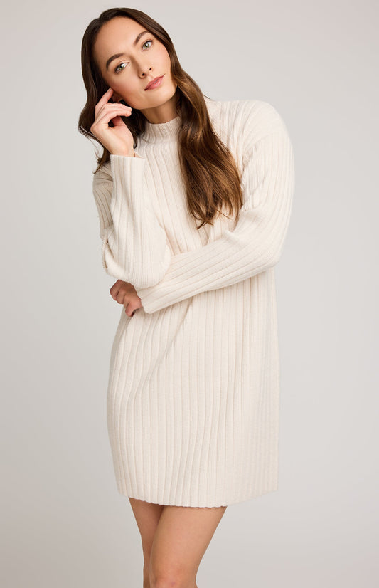 Yvette Sweater Dress|color:Cream