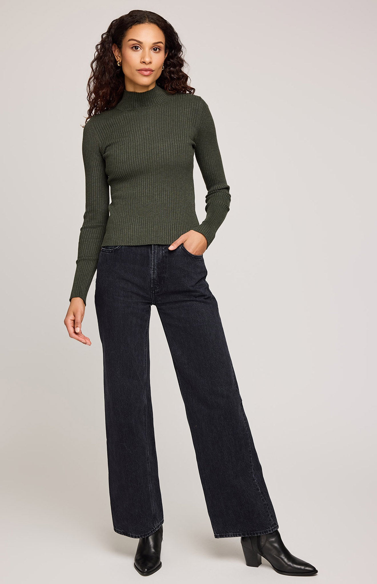 Arlen Top|Color:Heather Forest