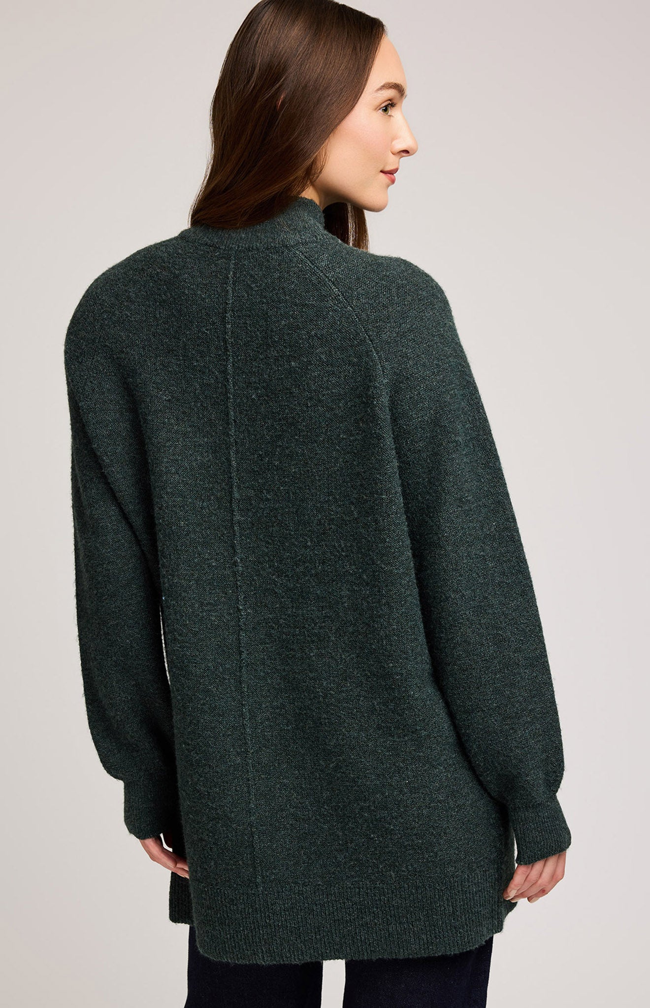 Lena Pullover Sweater|Color:Heather Forest