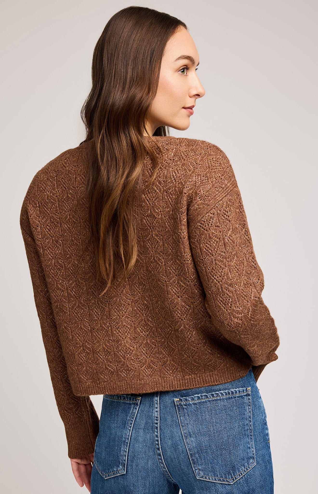 Shayla Cardigan|Color:Heather Chestnut