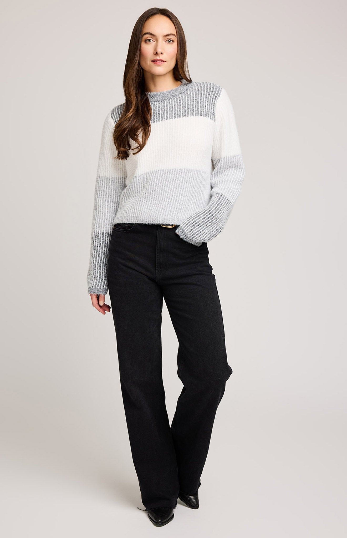 Lucille Crewneck Sweater|Color:Grey