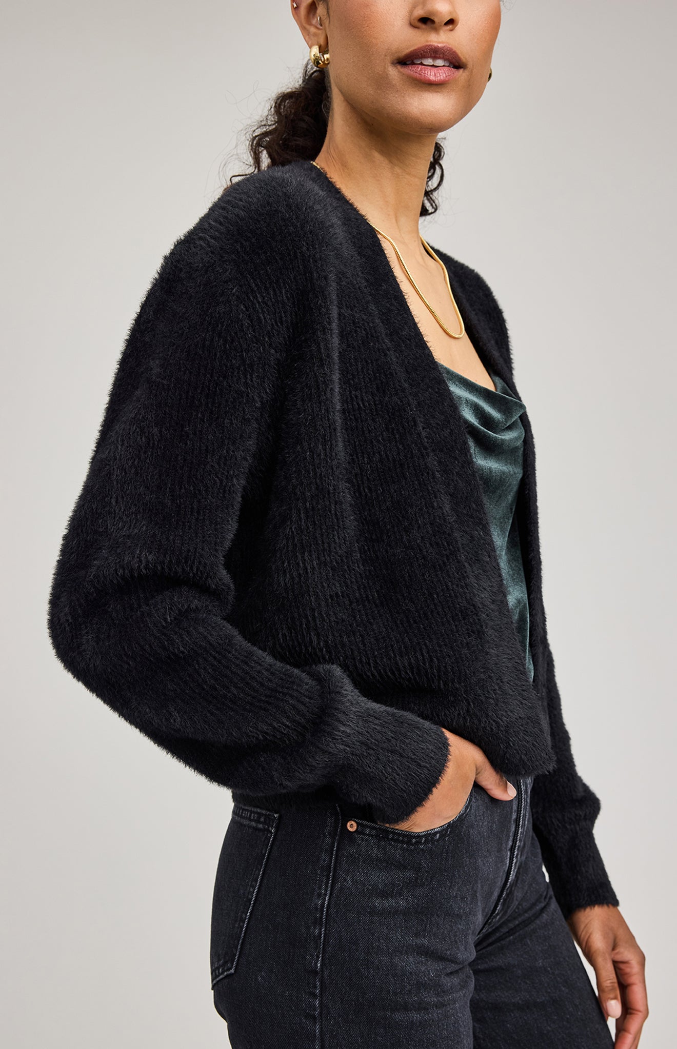 Theodora Cardigan|Color:Black