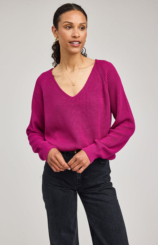 Keira Pullover Sweater|Color:Magenta