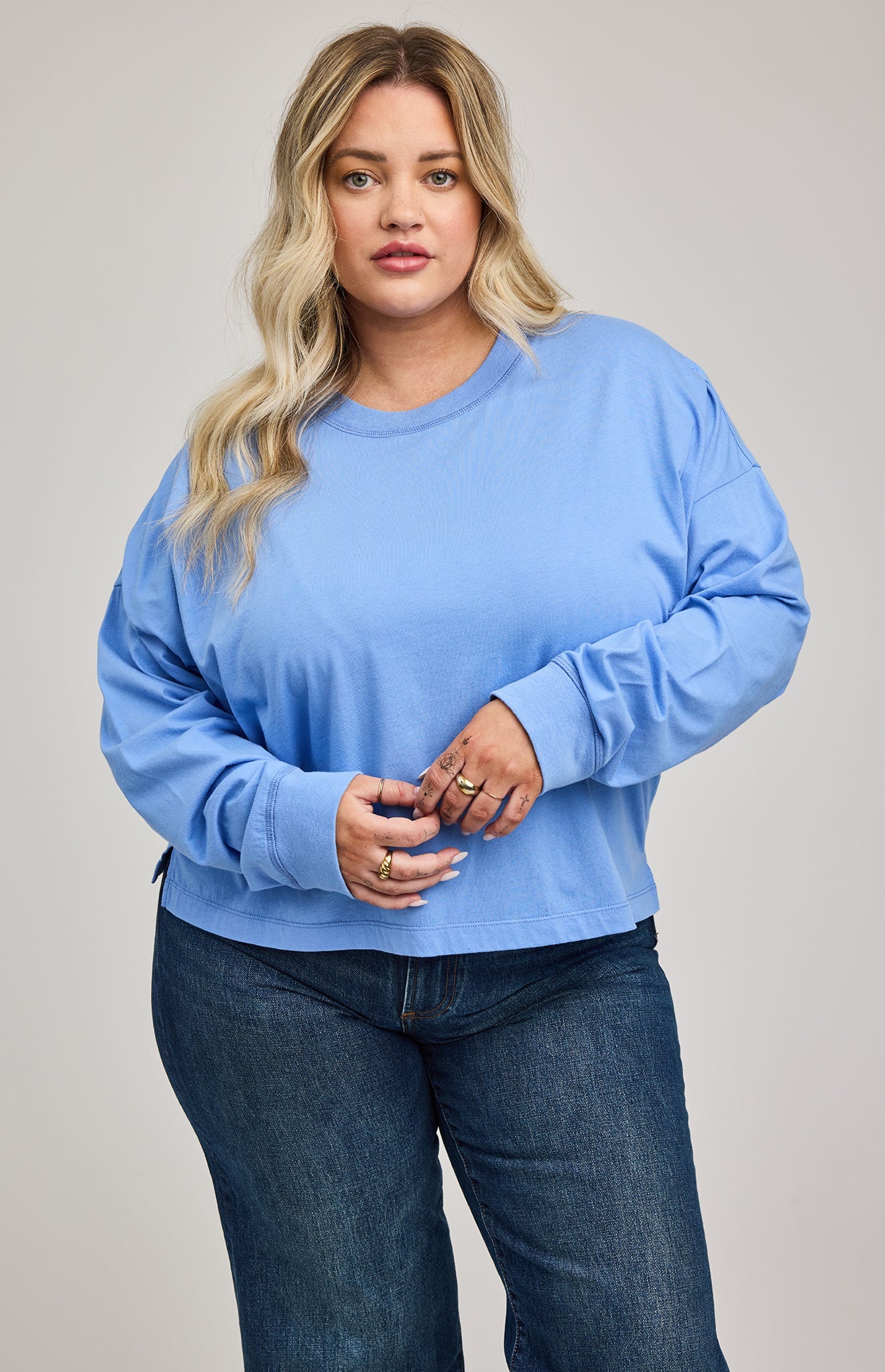 Christy Cotton Long Sleeve Top