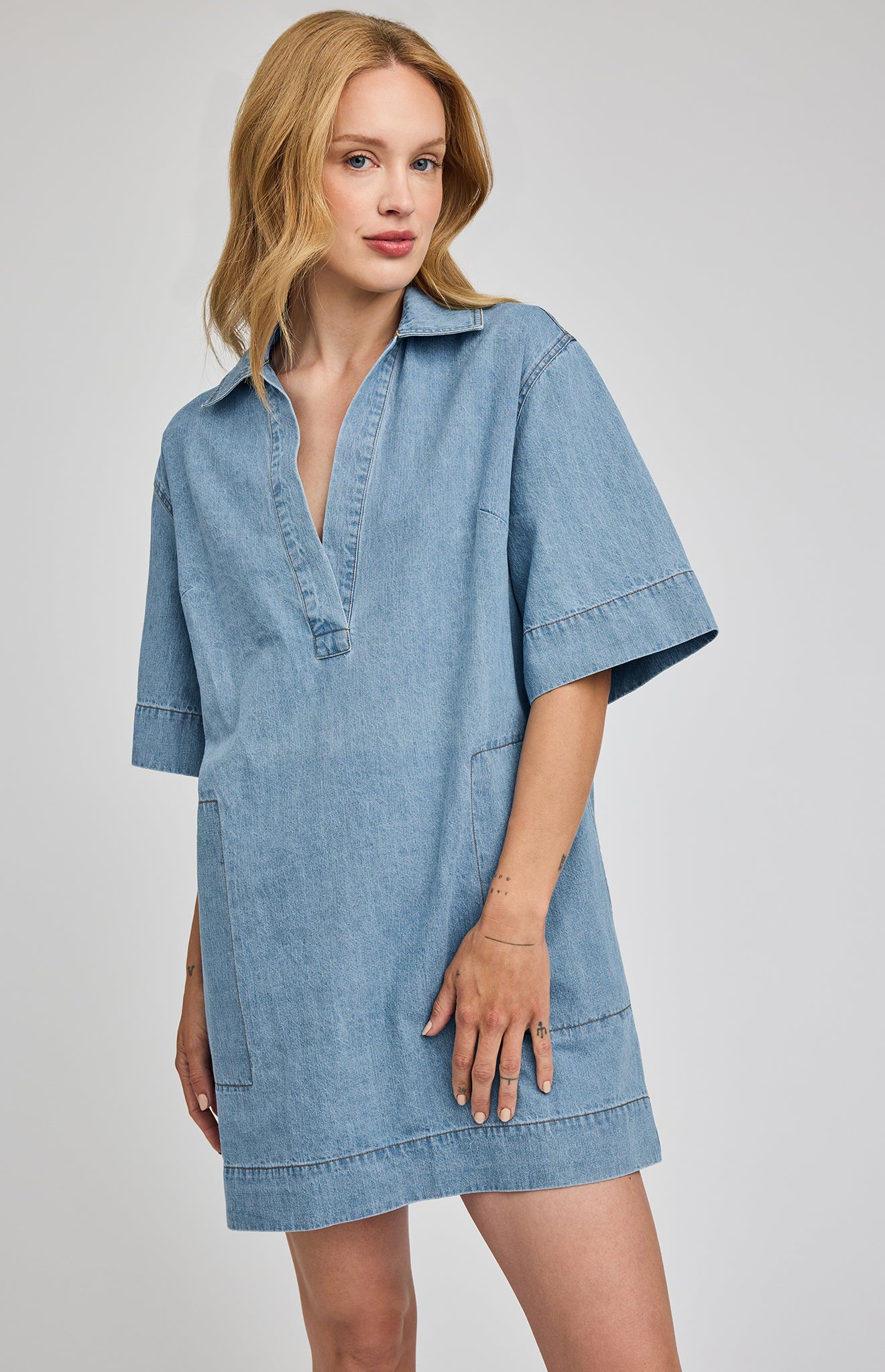 gentle fawn denim dress Evelina Denim Dress