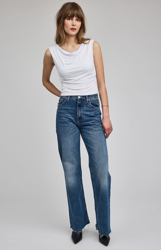 Cassidy Sleeveless Top|White