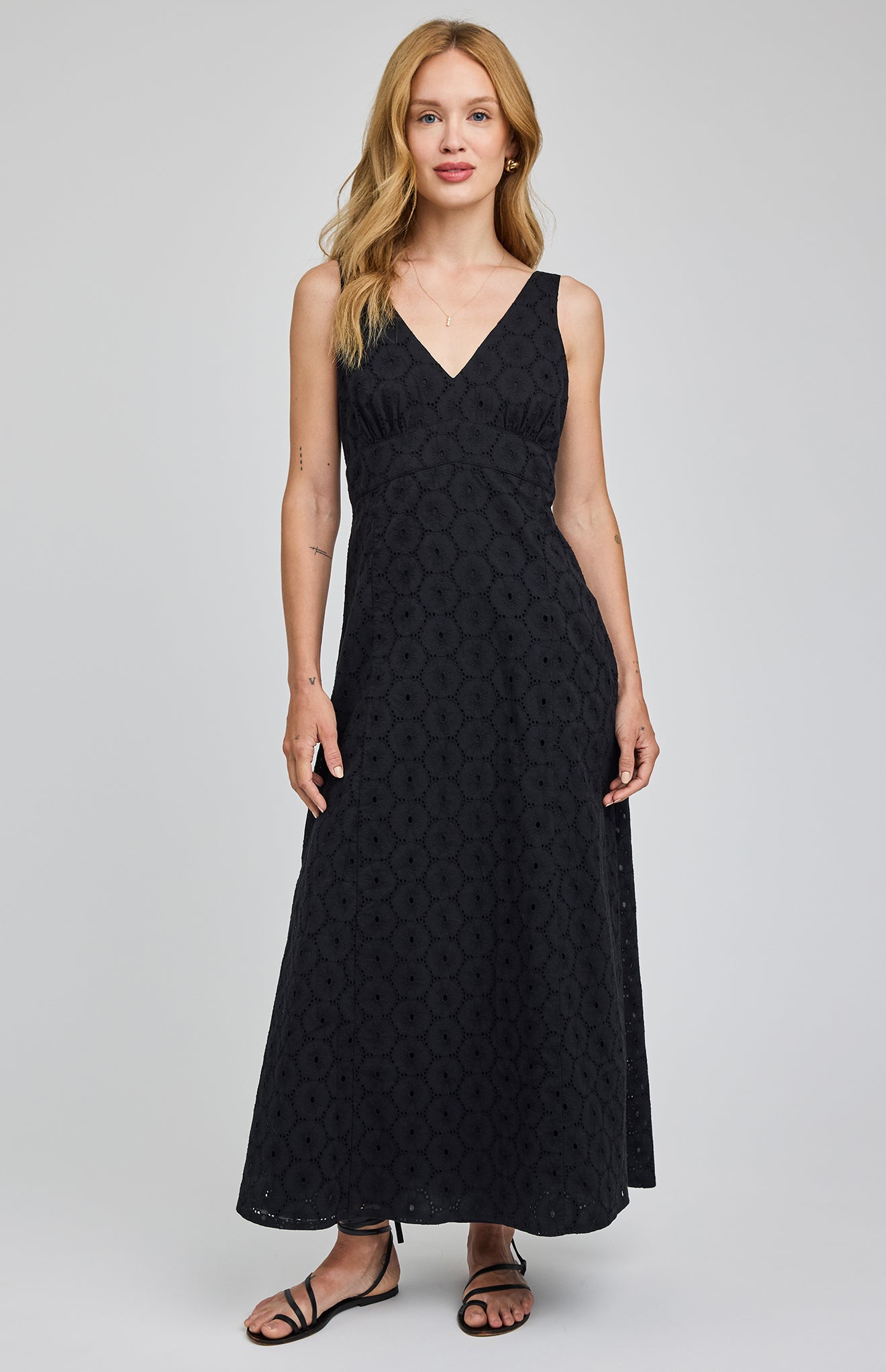 eyelet formal dress Veronica Beard Upten Eyelet Midi Dress | Dove White main image 1