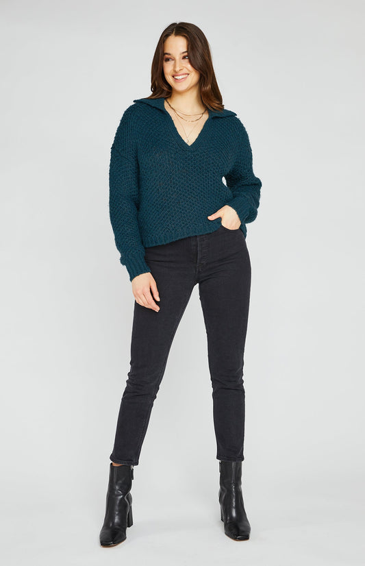 Levy Pullover Sweater|color:Spruce