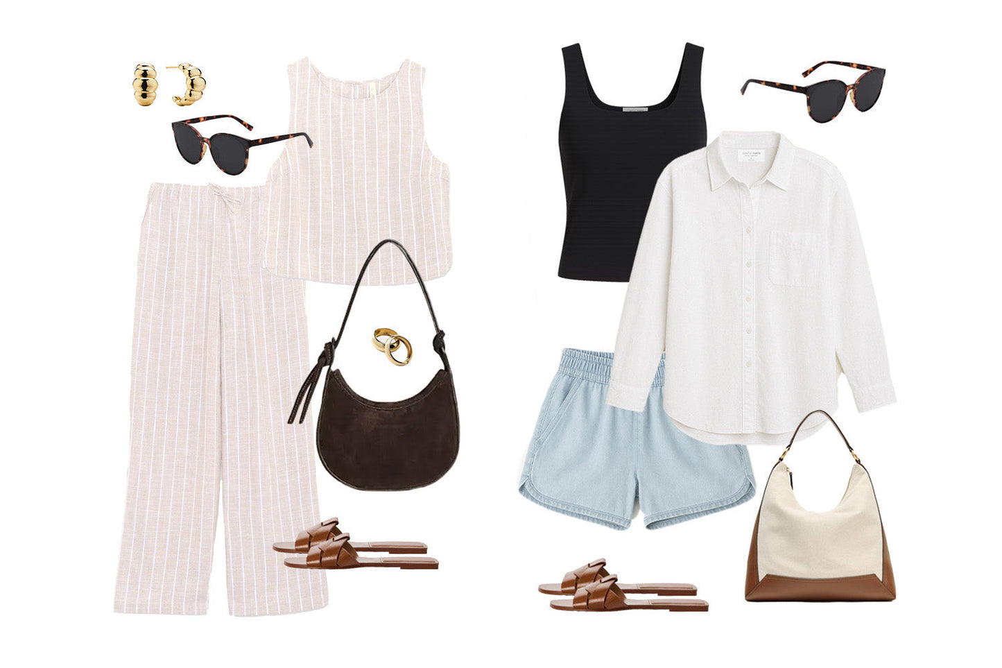 clothing flat lay
