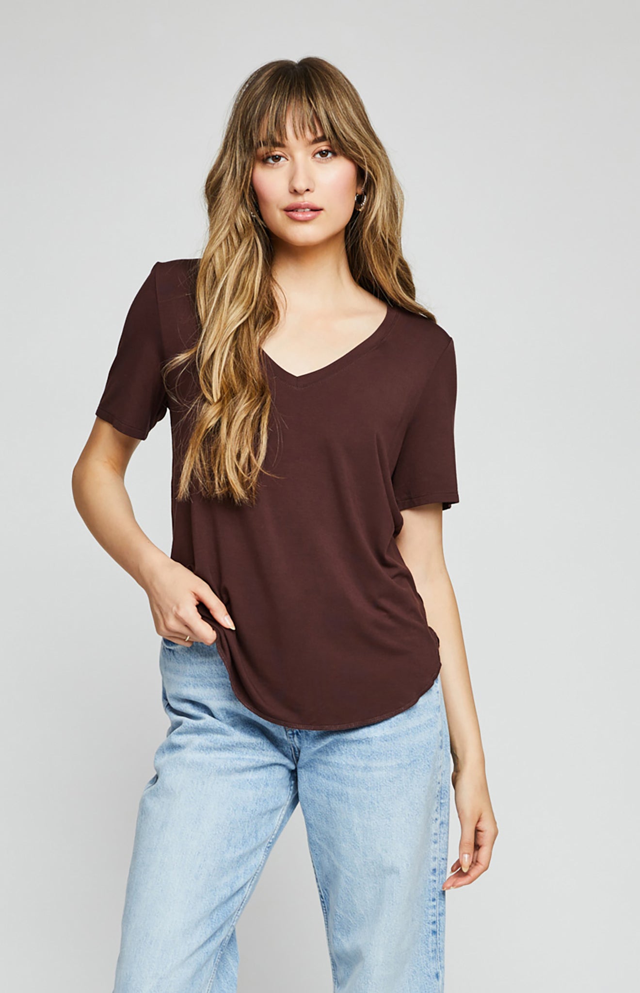 Lewis T-Shirt|color:Chocolate