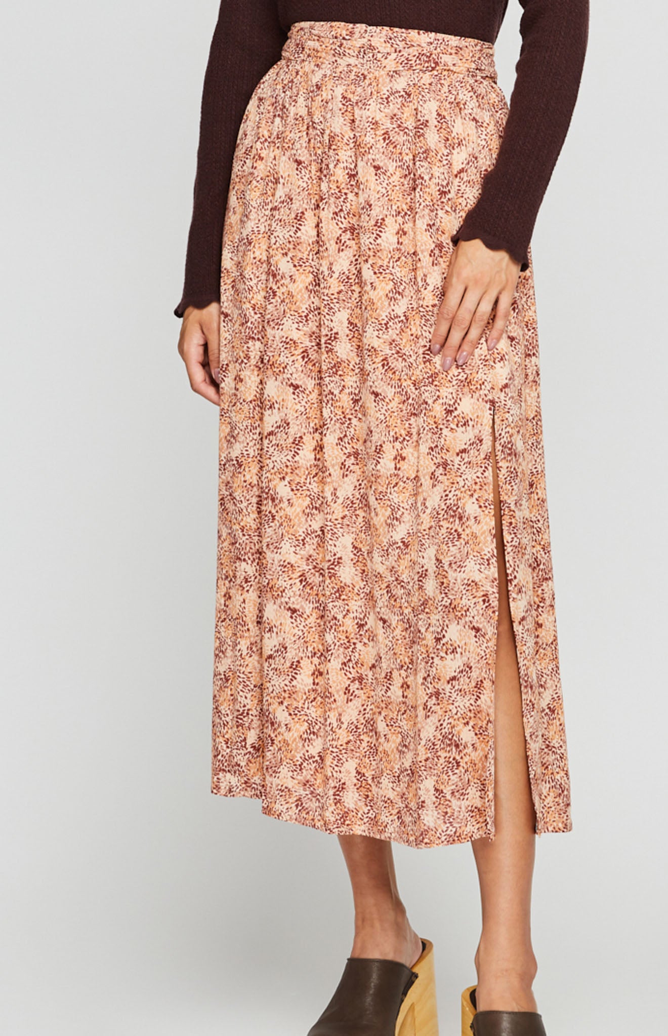 Etoile Skirt|color:Cocoa Burst