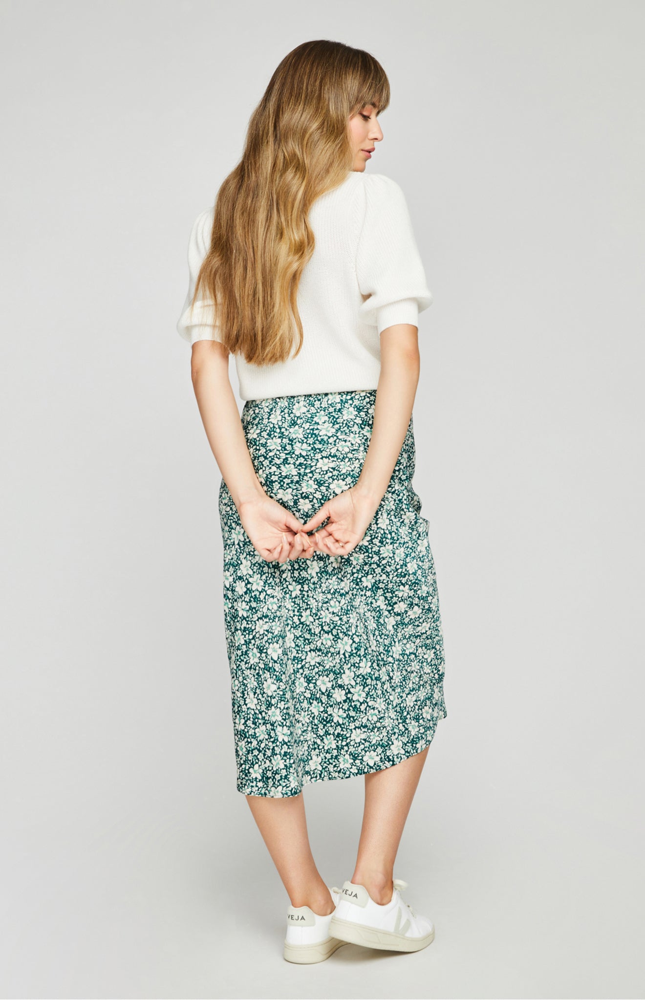 Florentine Skirt|color:Palm Ditsy