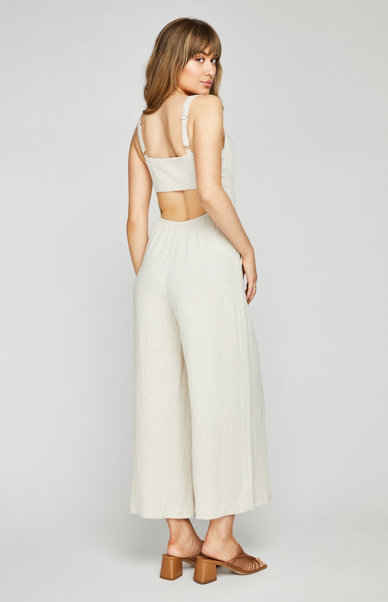 Gianna Jumpsuit|color:Linen