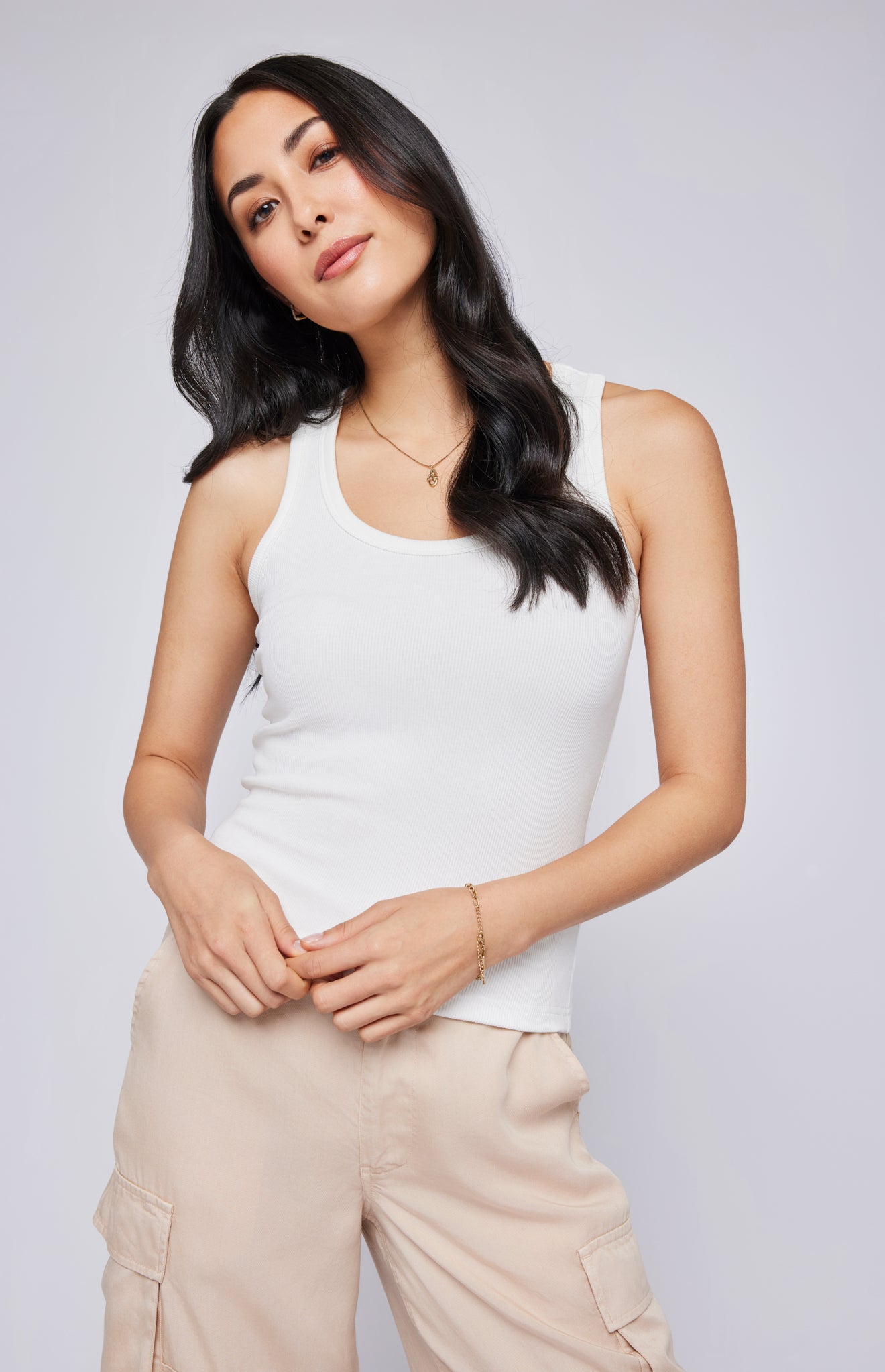 Bowen Tank Top|color:White