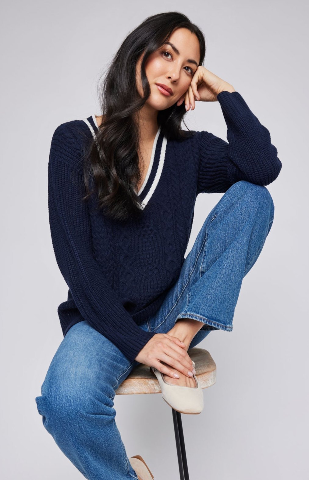 Kyla V-Neck Sweater