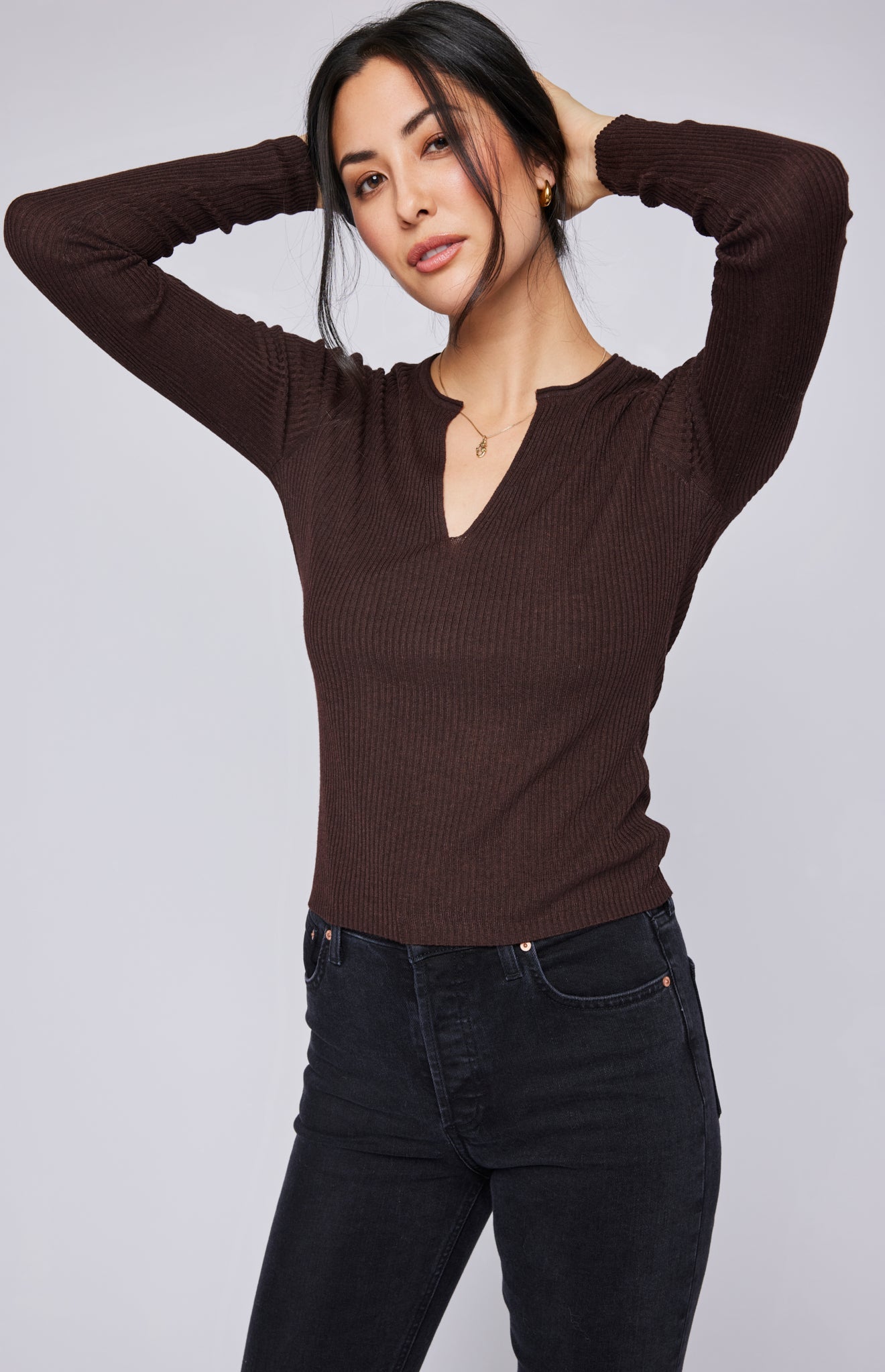 Olympia Pullover|color:Cognac