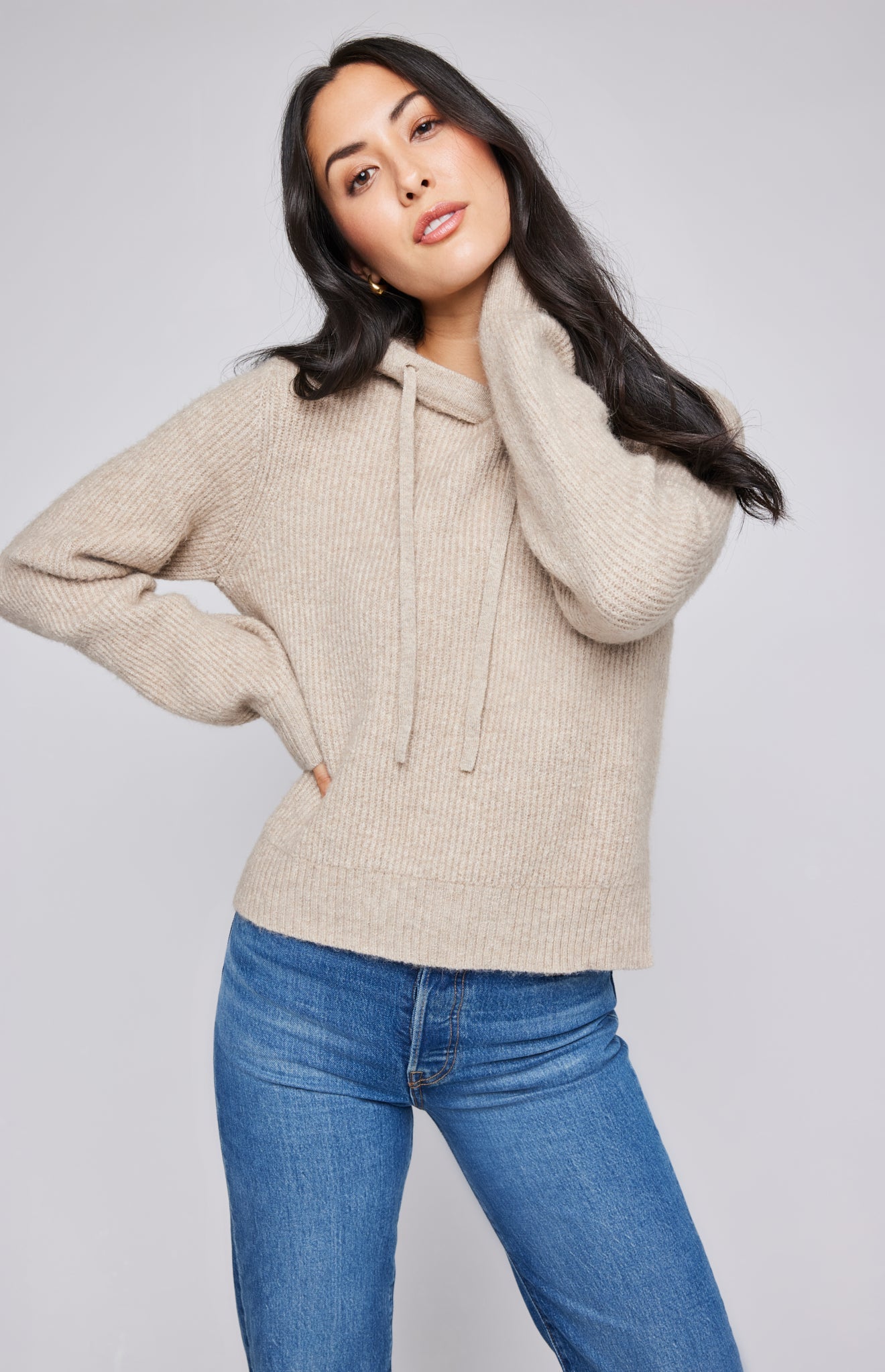 Alanis Sweatshirt|color:Heather Taupe