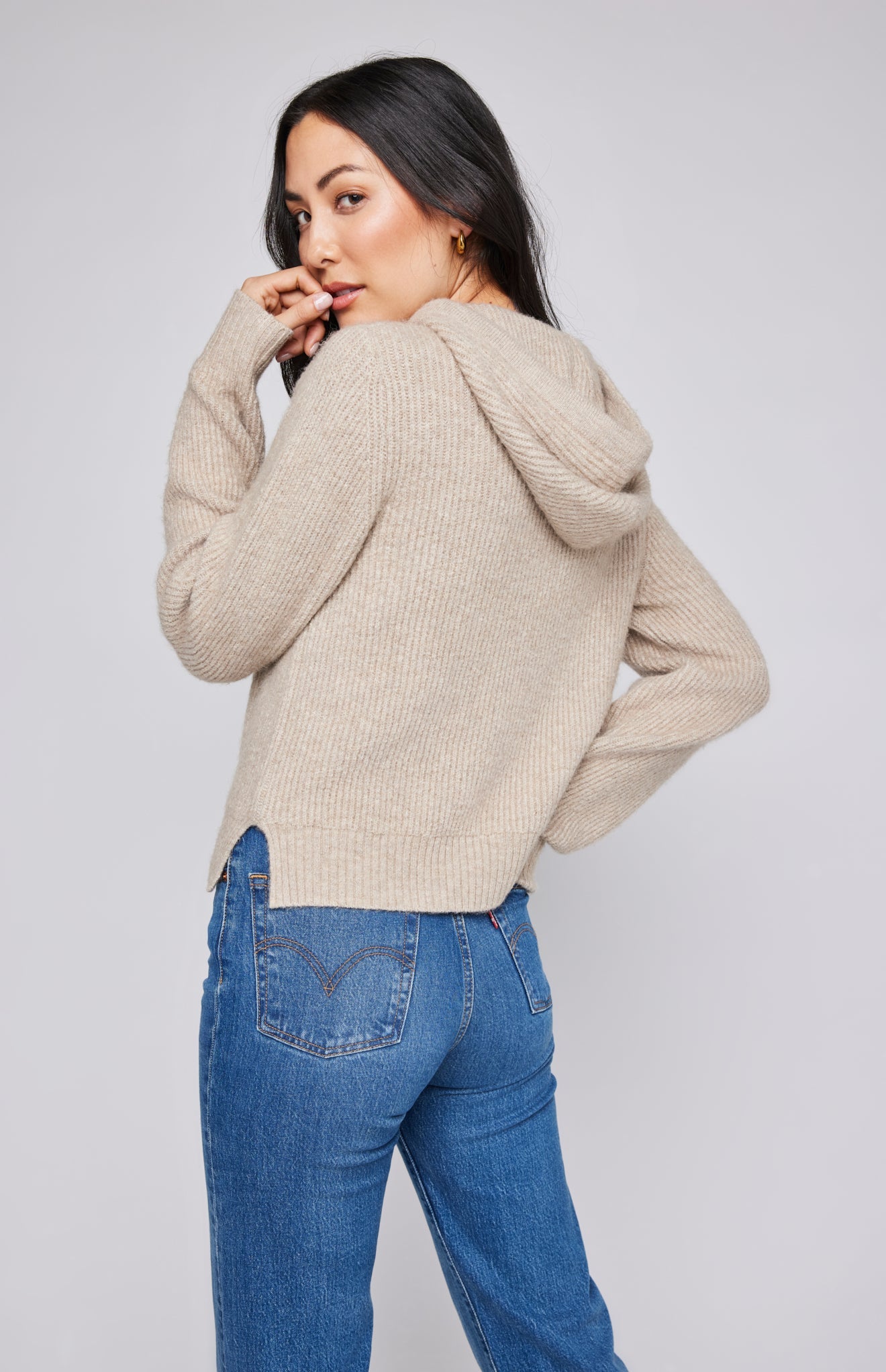 Alanis Sweatshirt|color:Heather Taupe