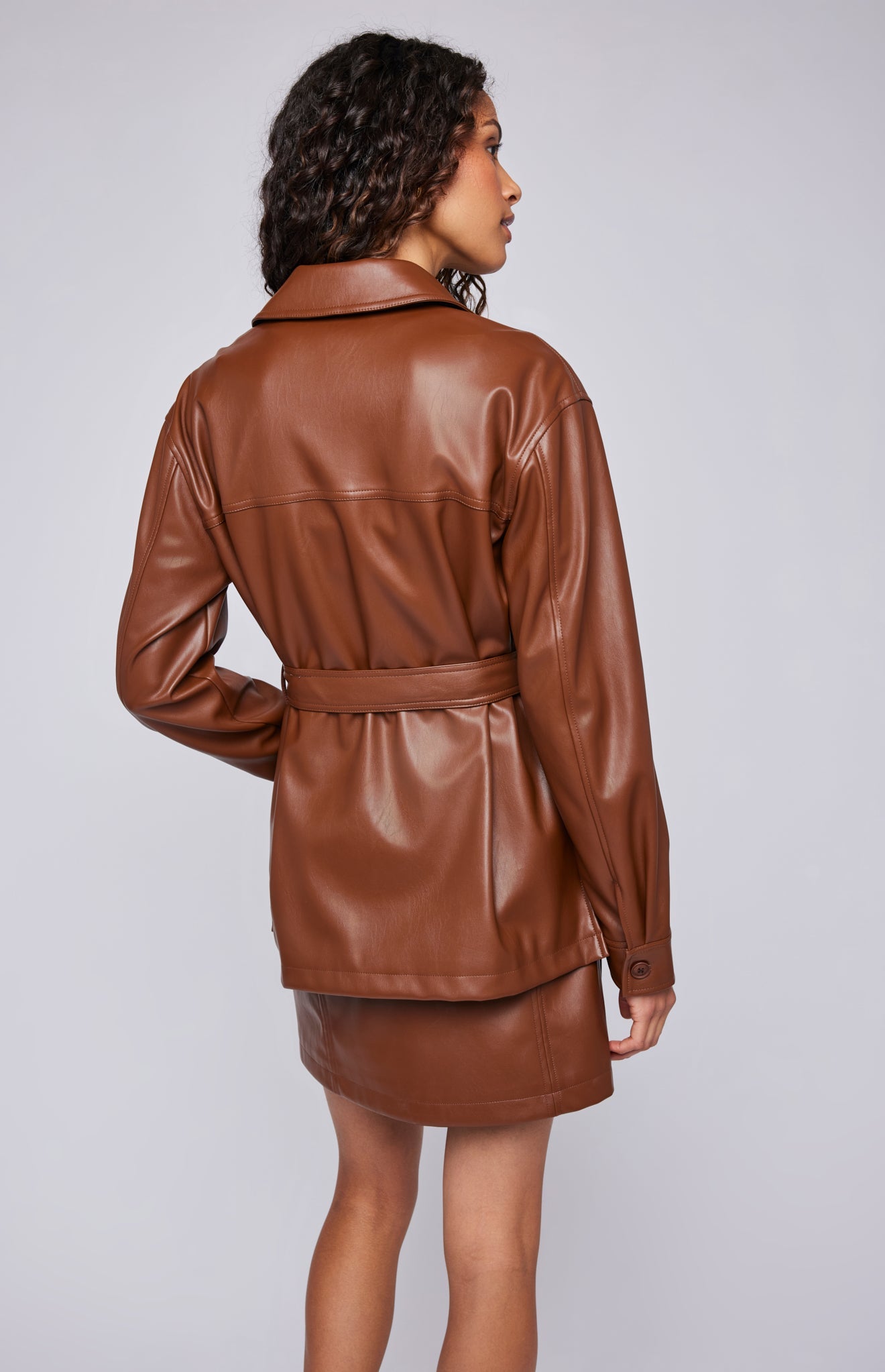 Grenadine Jacket|color:Cognac