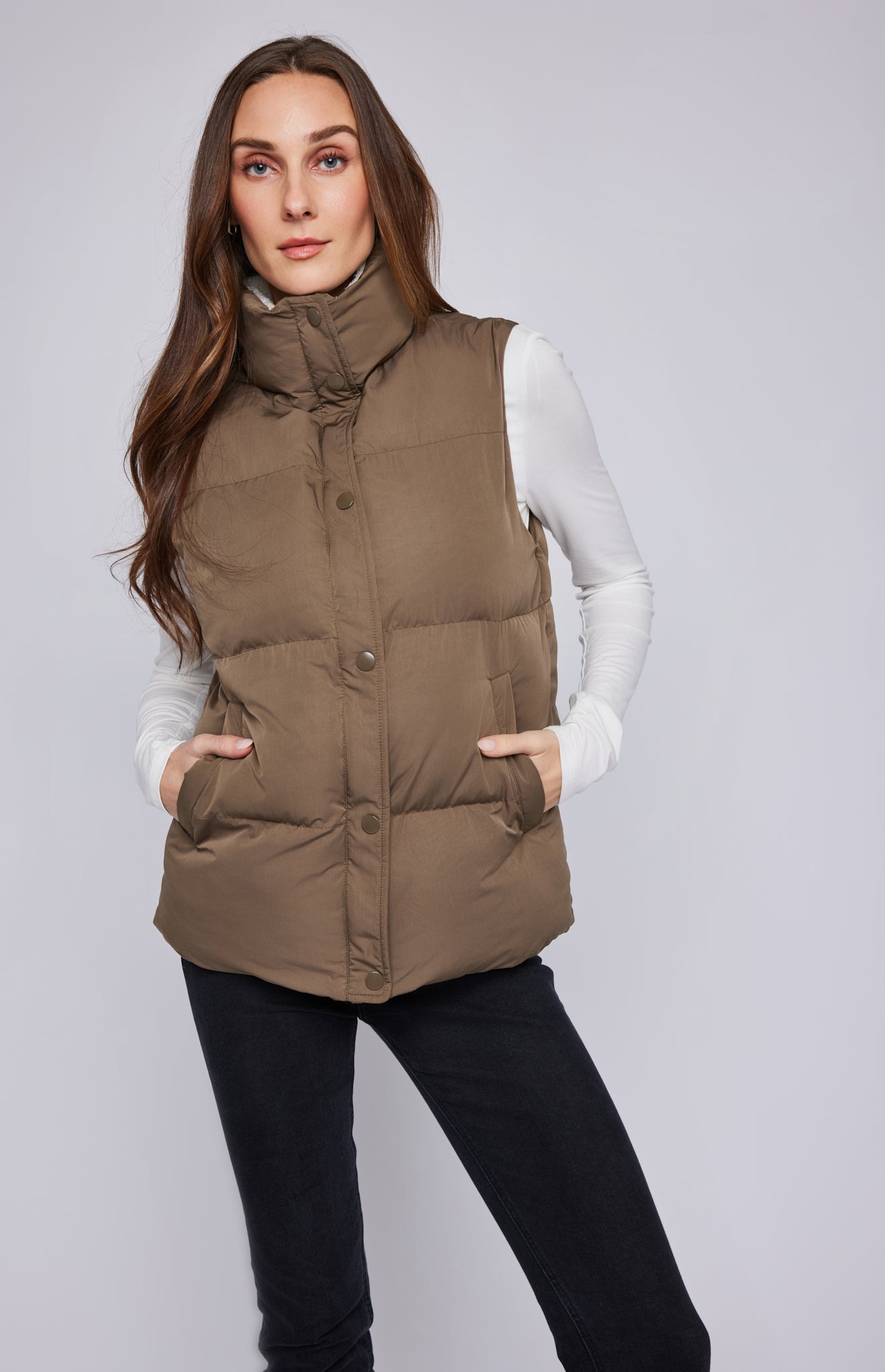 Billie Vest|color:Olive