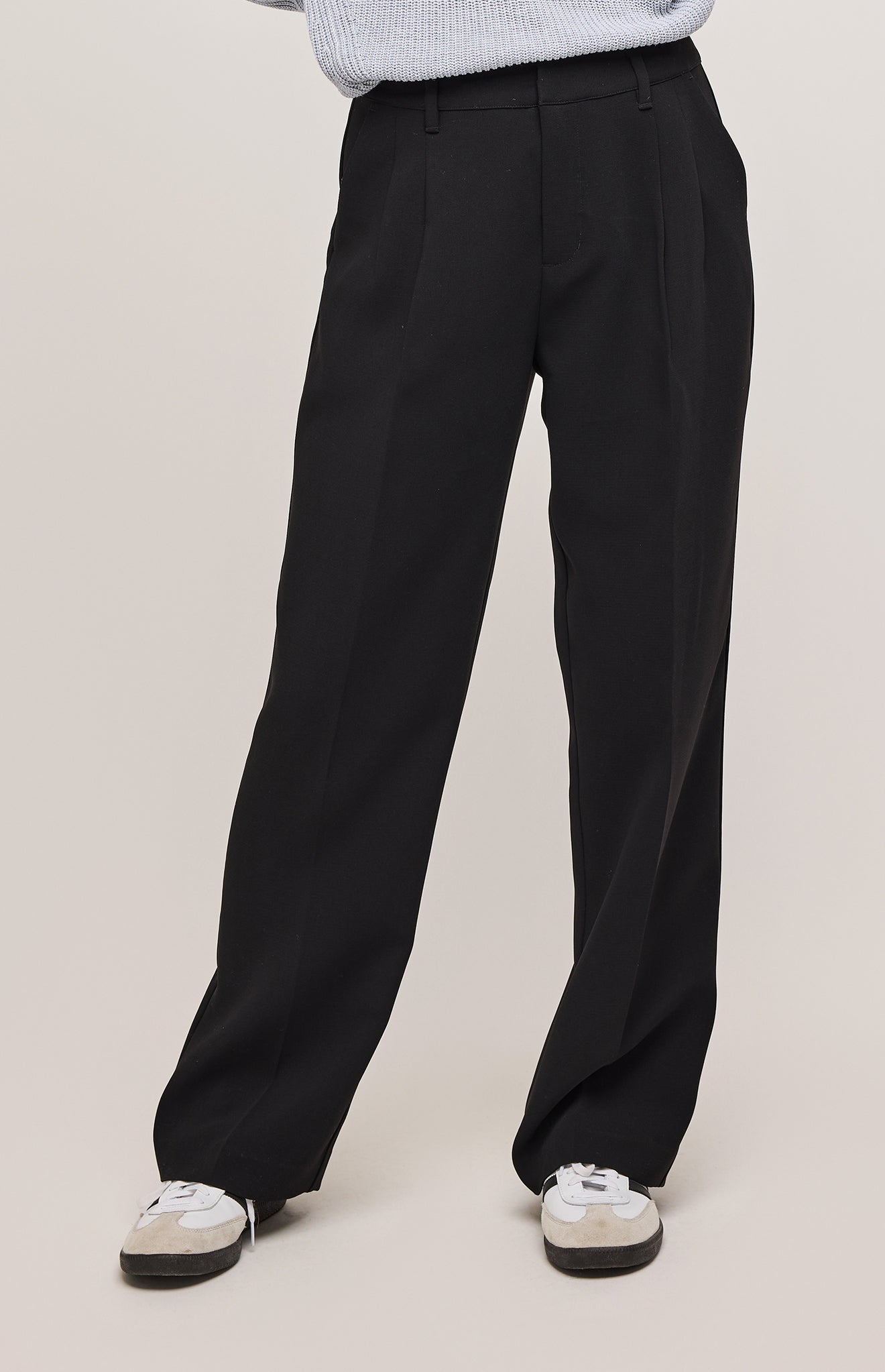 Fawn Woolen Solid Pant