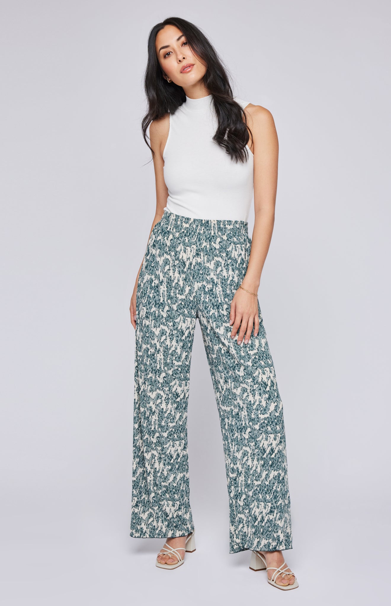 Rachelle Pant|color:Cream Texture