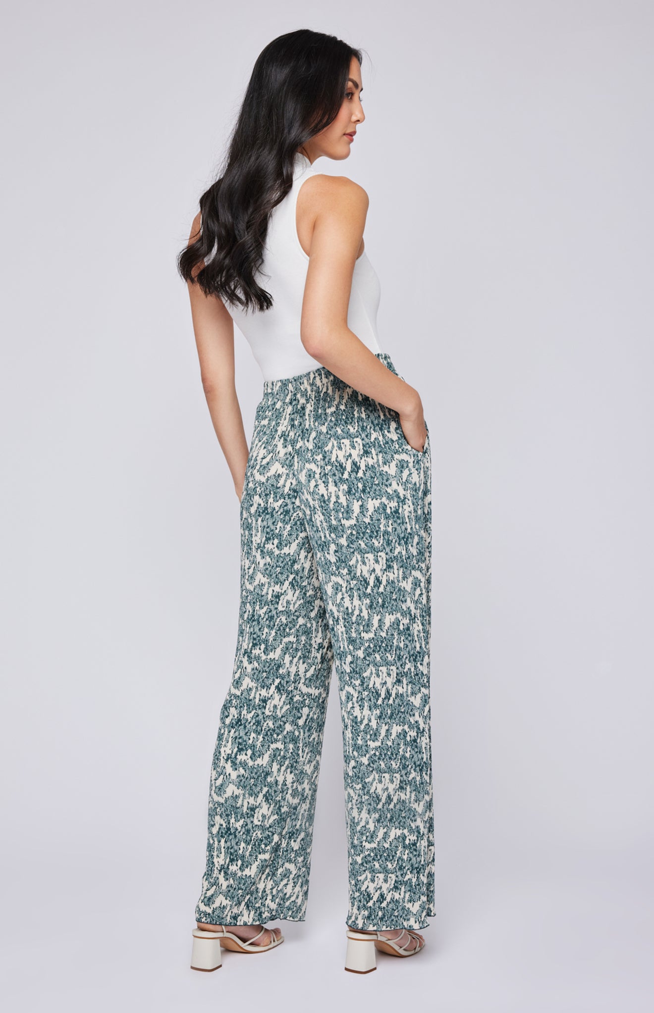 Rachelle Pant|color:Cream Texture