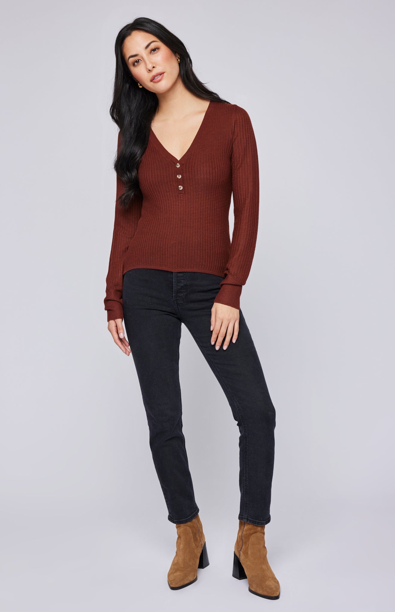 Abigail Pullover|color:Cinnamon