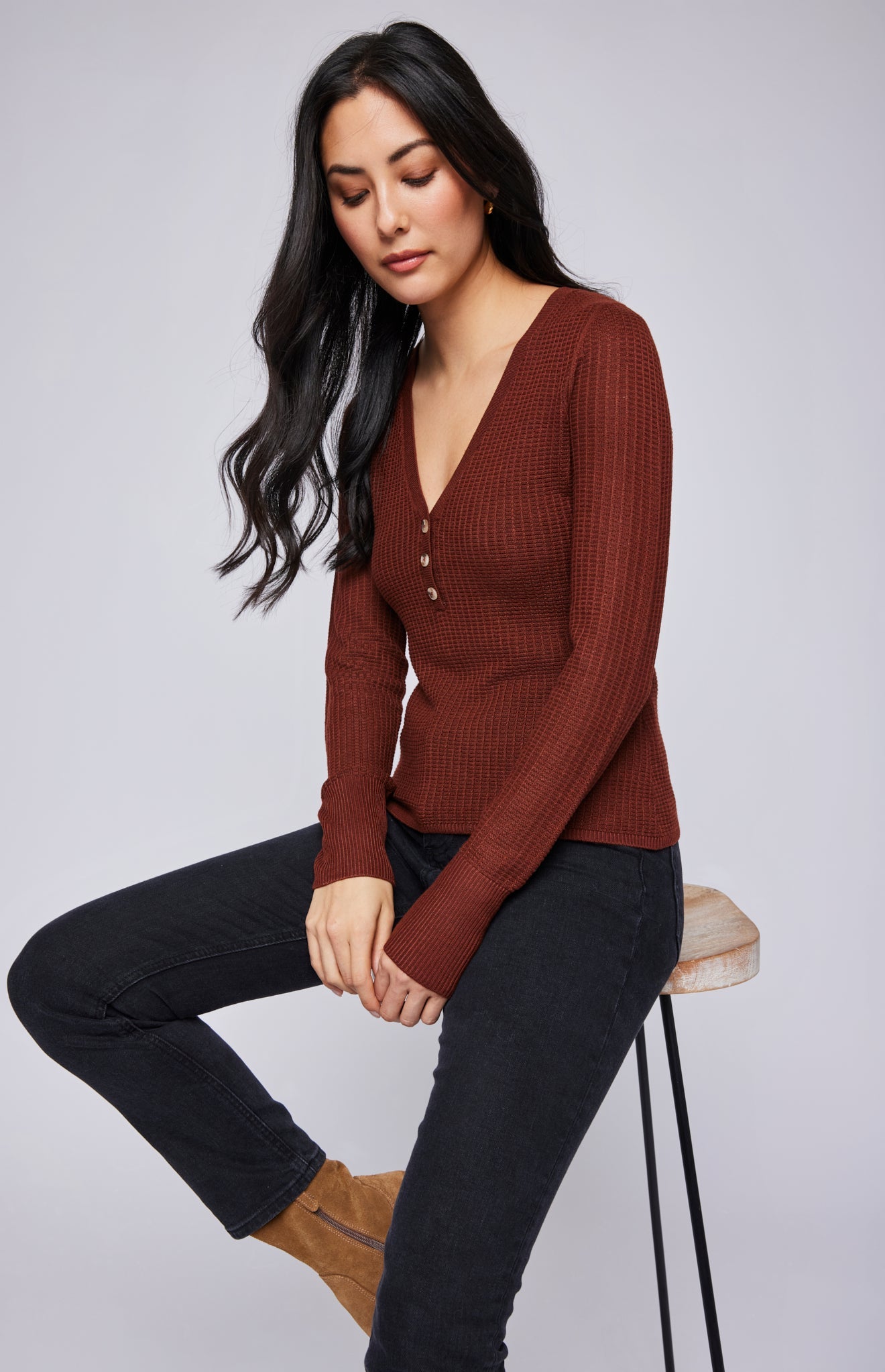 Abigail Pullover|color:Cinnamon