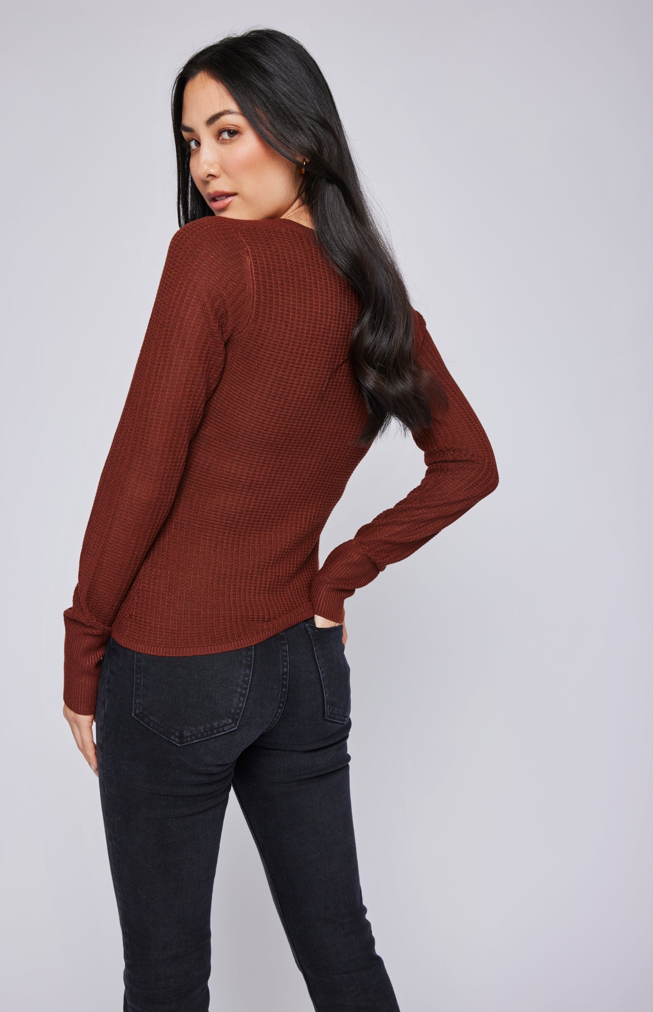 Abigail Pullover|color:Cinnamon