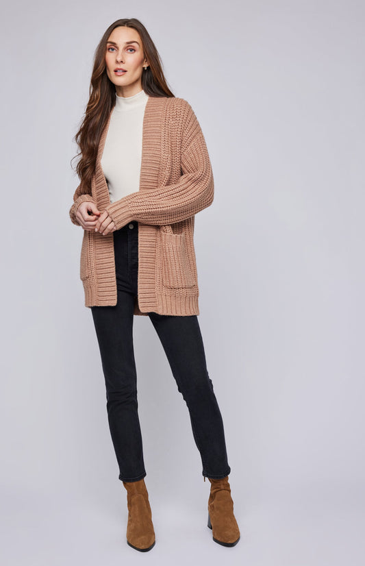 Lauren Cardigan|color:Camel